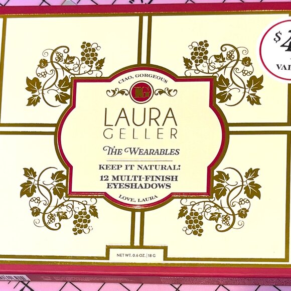 Laura Geller The Wearables* KEEP IT NATURAL! -12 Multi-Finish Eyeshadows NIB $45 - Picture 3 of 8